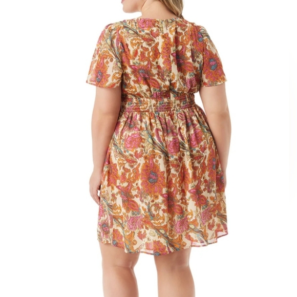 Jessica Simpson Paisley Dress | Size 1X - NWT - Picture 3 of 4